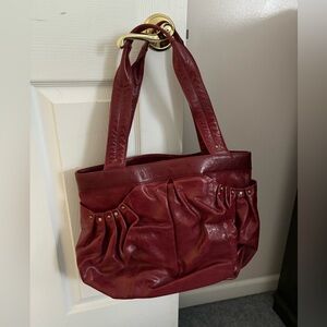 Maroon Hobo Purse